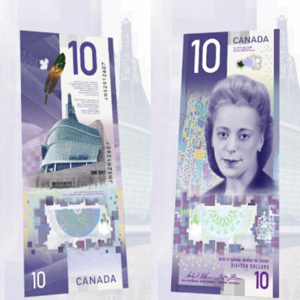 fake Canadian dollar $10