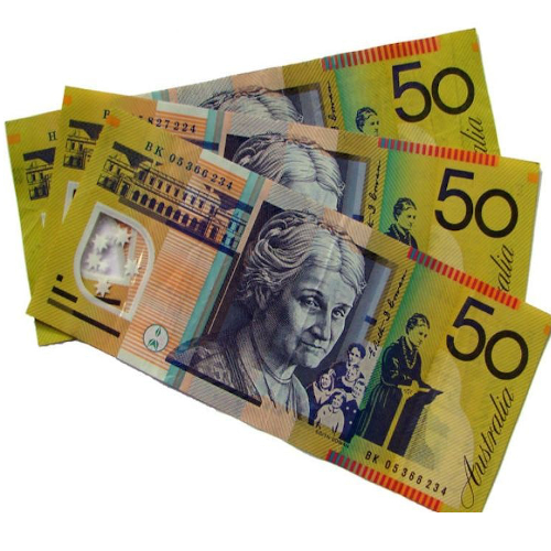 Gefälschter Australischer Dollar $50